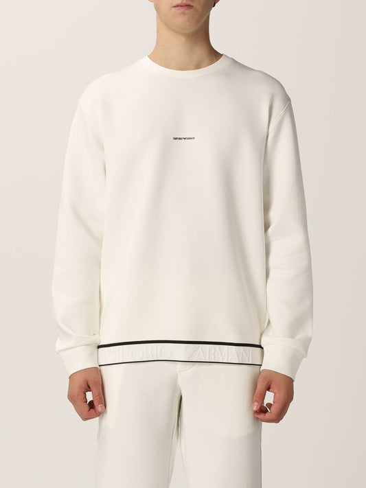 Emporio Armani Sweatshirt In Cotton Blend