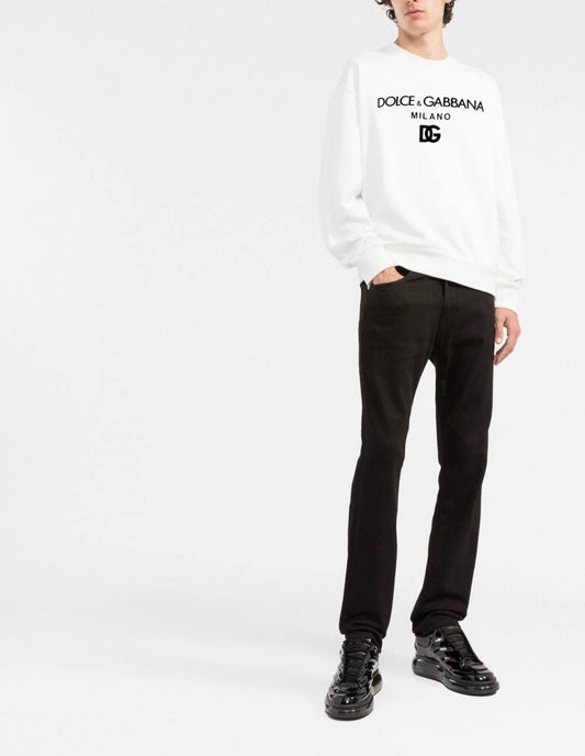 Dolce & Gabbana Sweatshirt With
Crossover DG Milano