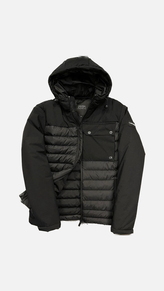 Calvin Klein Soft Shell Quilt With Pocket Detail Jacket