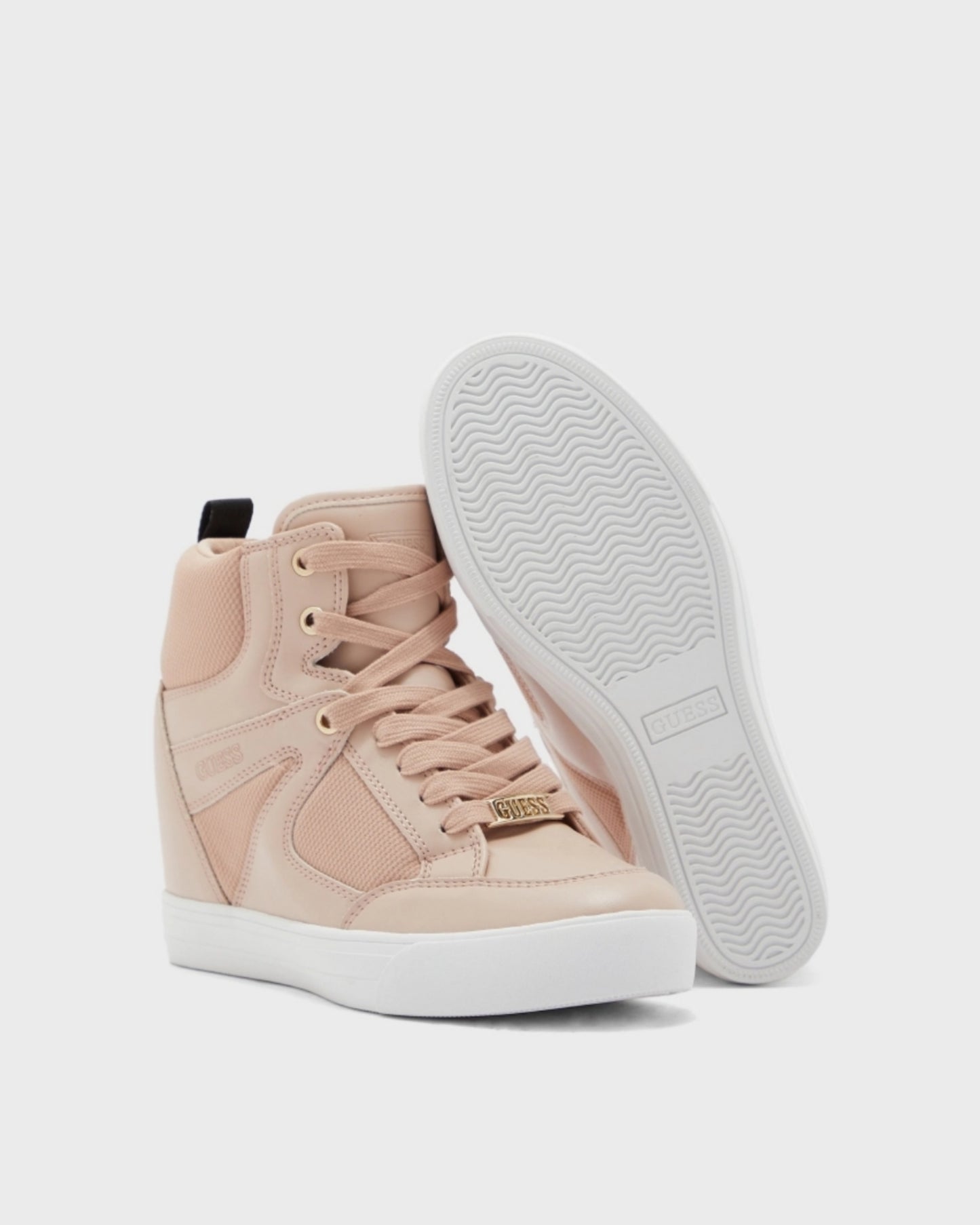 Guess Pink High Top Sneakers