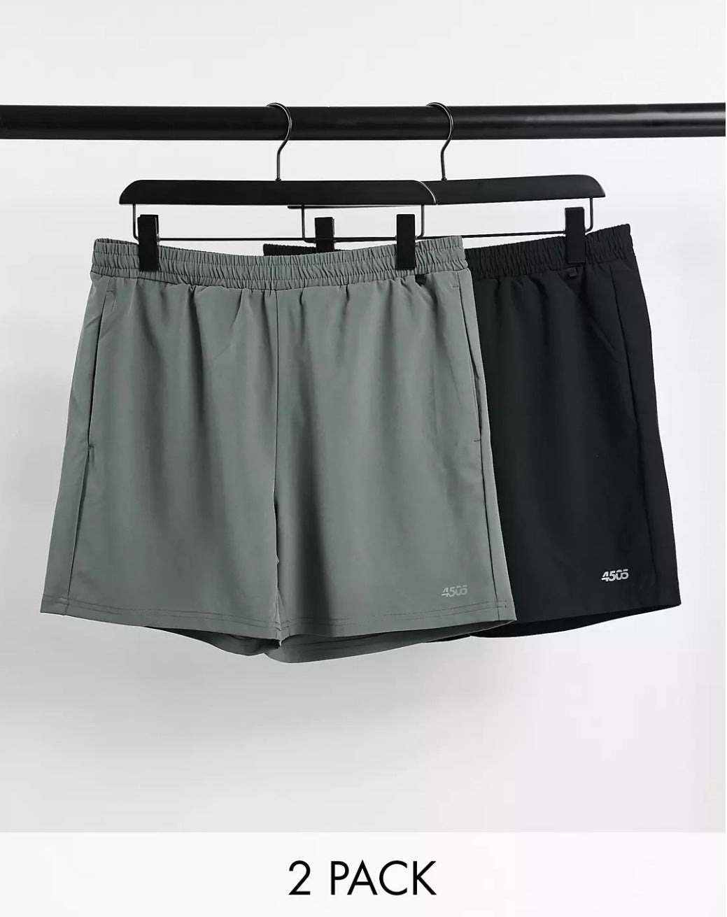 ASOS 4505 Icon Training Shorts In Mid Length With Quick Dry 2 Pack