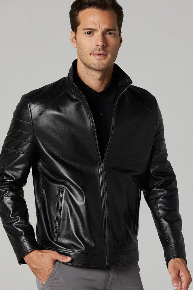 Derimod real leather jacket