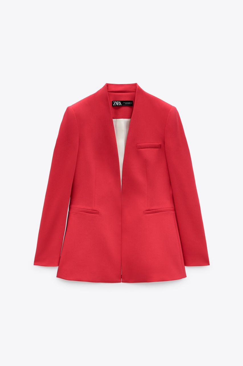 ZARA Woman BLAZERS | BASIC BLAZER Red | 8073/991 ⋆ Divanidosa