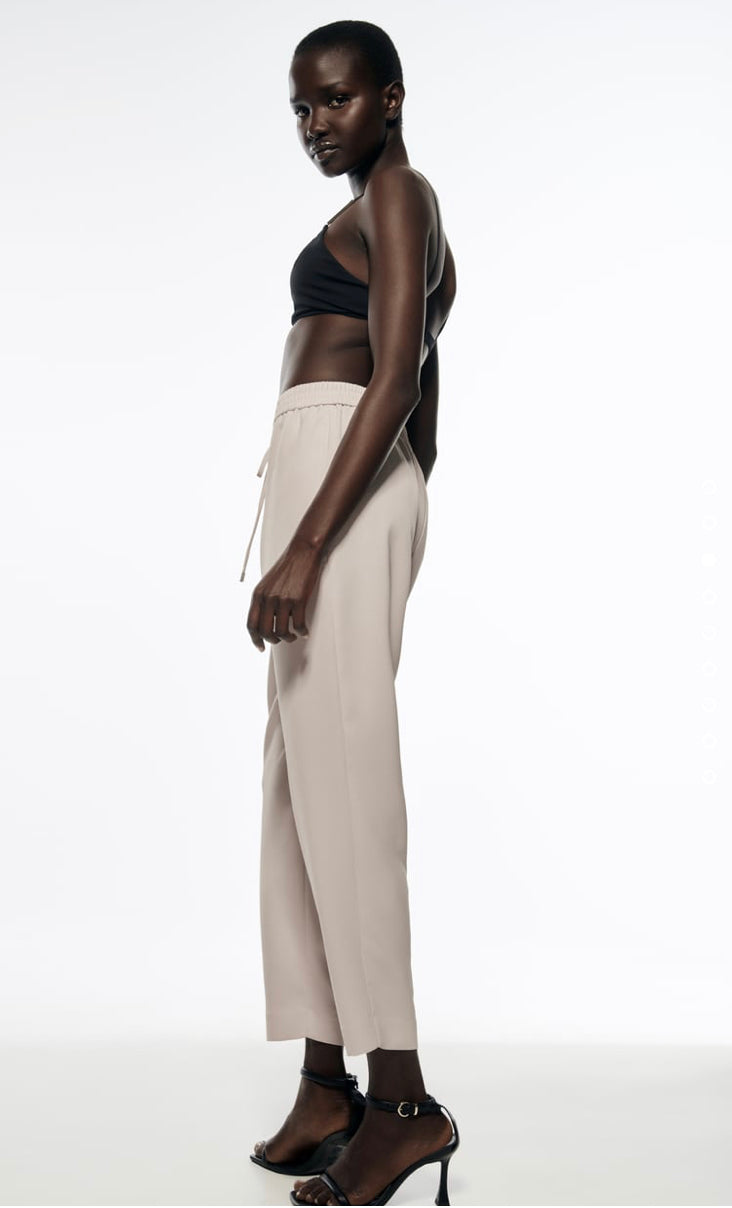 Zara LINEN BLEND PRINTED PANTS | Mall of America®